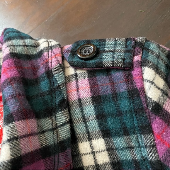 Luxury EDC by Esprit Women’s Heavy Pink & Teal Flannel Winter Jacket - Picture 3 of 16